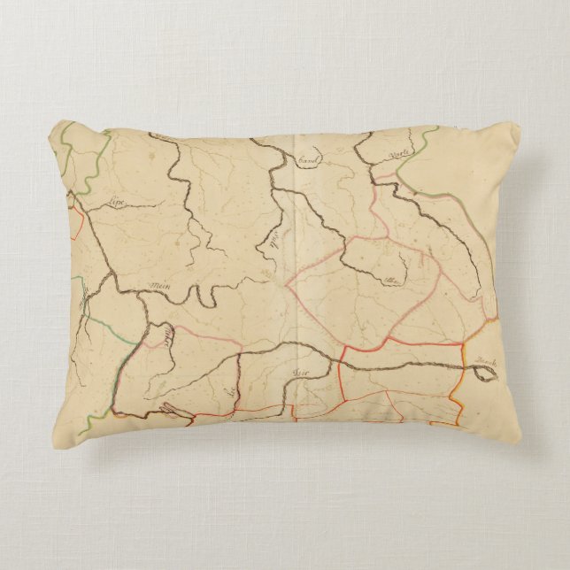 Cojín Decorativo Ríos alemanes 2 (Anverso)