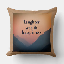 Cojín Decorativo Riqueza de la felicidad