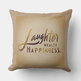 Cojín Decorativo Riqueza de la felicidad