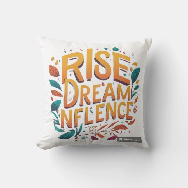 Cojín Decorativo Rise Dream Nflence (Anverso)