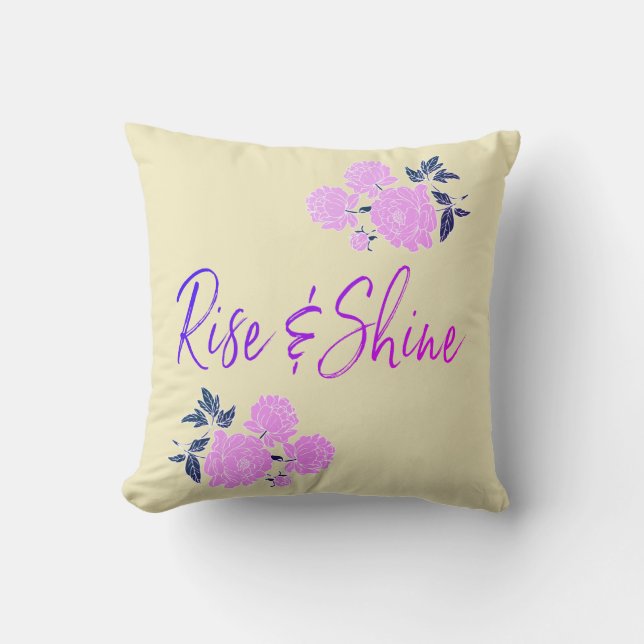 Cojín Decorativo Rise & Shine (Anverso)