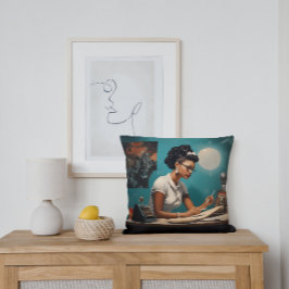 Cojín Decorativo Ritmo retro Melodic Musings