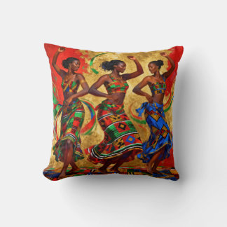 Cojín Decorativo Ritmos en Colores – Celebración de la Historia Neg