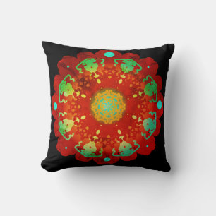 Cojín Decorativo Ritmos primarios Patrón de Mandala