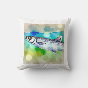 Cojín Decorativo River Sardine 120724AREF113 - Watercolor