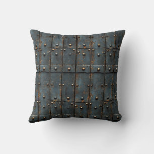 Cojín decorativo Rivets metalizado