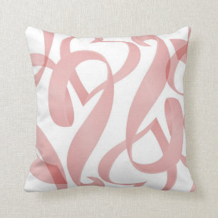 Cojín decorativo rizado de las cintas