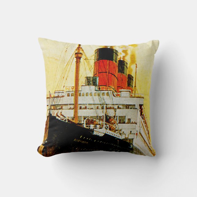 Cojín Decorativo RMS Berengaria (Anverso)