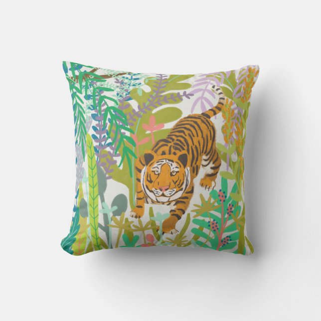 Cojín Decorativo Roar de la jungla - Tigre (Anverso)