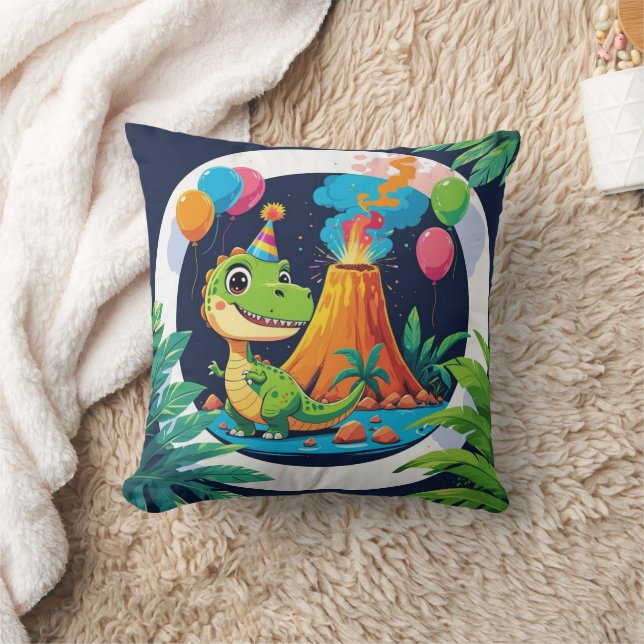 Cojín Decorativo Roarsome Dino Throw Pillow (Manta)