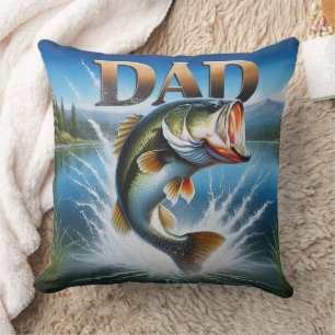 Cojín Decorativo Róbalo de Boca Grande Papá
