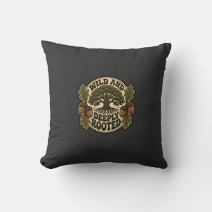 Cojín Decorativo Roble Antiguo Salvaje y Profundamente Enraizado