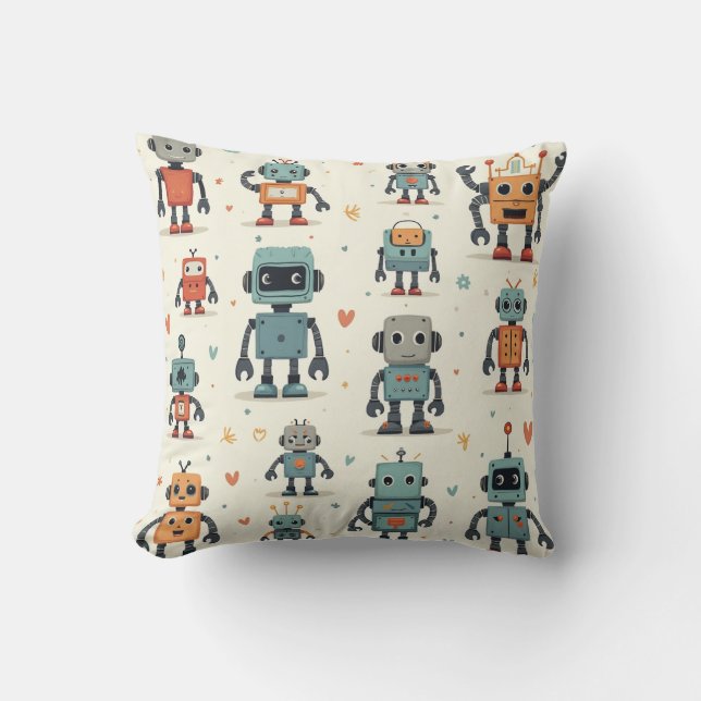 Cojín Decorativo RoboCushion (Anverso)
