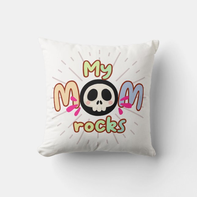 Cojín Decorativo Roca de mamá (Anverso)