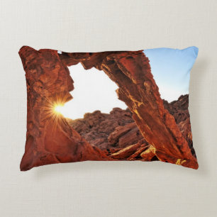 Cojín Decorativo Roca del elefante en el valle del fuego