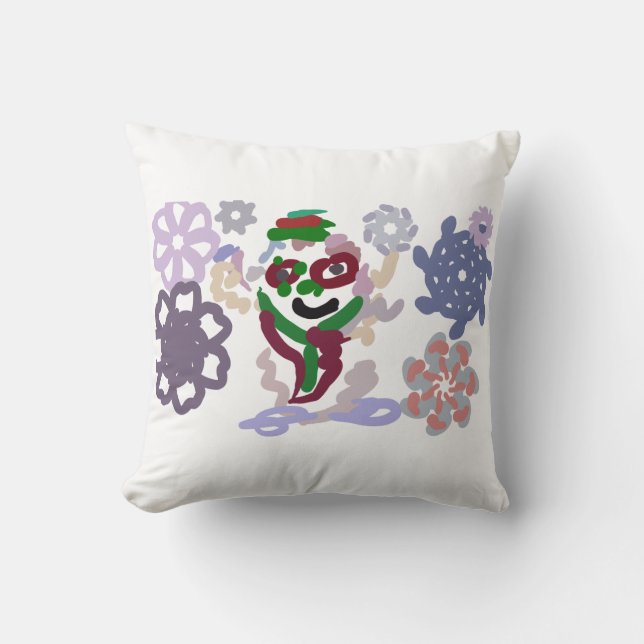 Cojín Decorativo Roca invernal Yeti (Anverso)