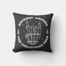 Cojín Decorativo Rocas antiguas alrededor del árbol de Navidad