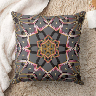 Cojín Decorativo Roceta Dorada