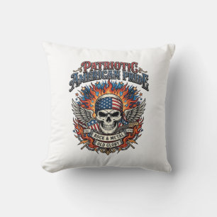 Cojín Decorativo Rociero de bandana patriótica Meta de música de gl