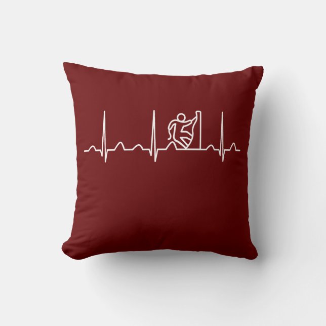 Cojín Decorativo Rock Climbing Heartbeat (Anverso)