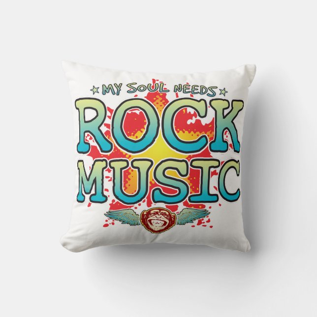 Cojín Decorativo Rock Music Soul Cushion (Anverso)