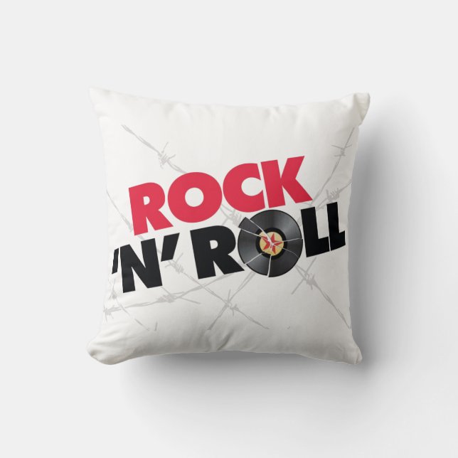 Cojín Decorativo Rock N Roll 2 Pillow lateral (Anverso)