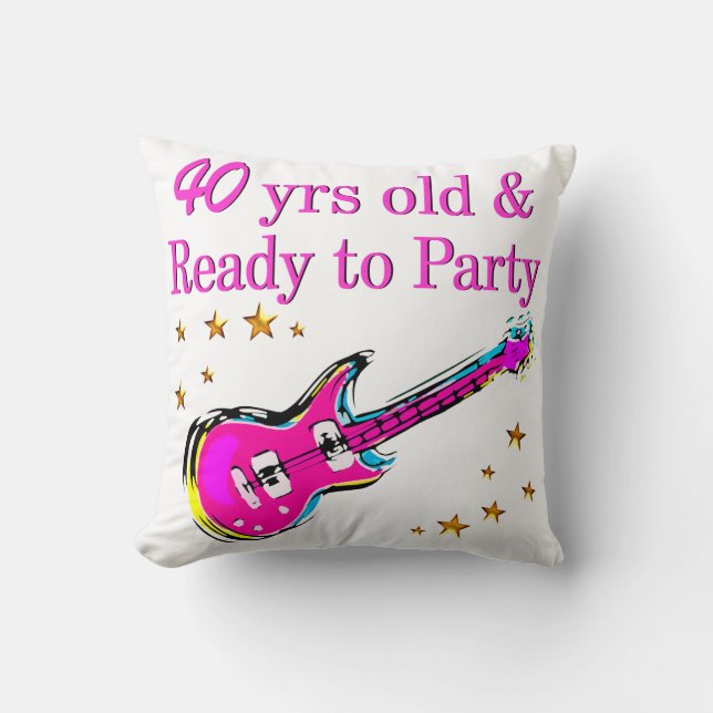 COJÍN DECORATIVO ROCK N ROLL 40 (Anverso)