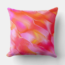 Cojín Decorativo Rock rosa y pulido naranja