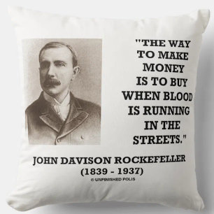 Cojín Decorativo Rockefeller Compre Cuando La Sangre Corre En Las C