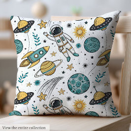 Cojín Decorativo Rocket Launch Pillow Birthday Gift for Space Fan