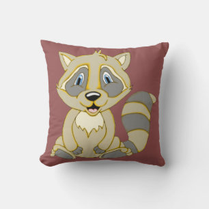 Cojín Decorativo Rocky Raccoon Square Pillow