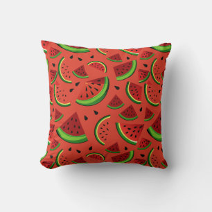 Cojín Decorativo 🍉 Rodaja De Sandía Para Decoración De Hogar De Ve