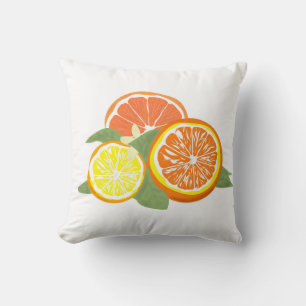 Cojín Decorativo Rodajas de cítricos frescos Naranja Limón