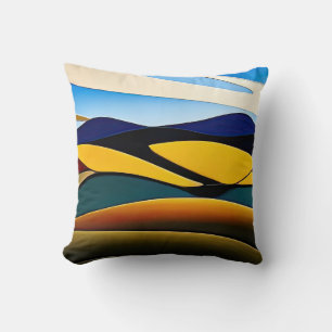 Cojín Decorativo Rodajes de paisajes Minimalistas de California