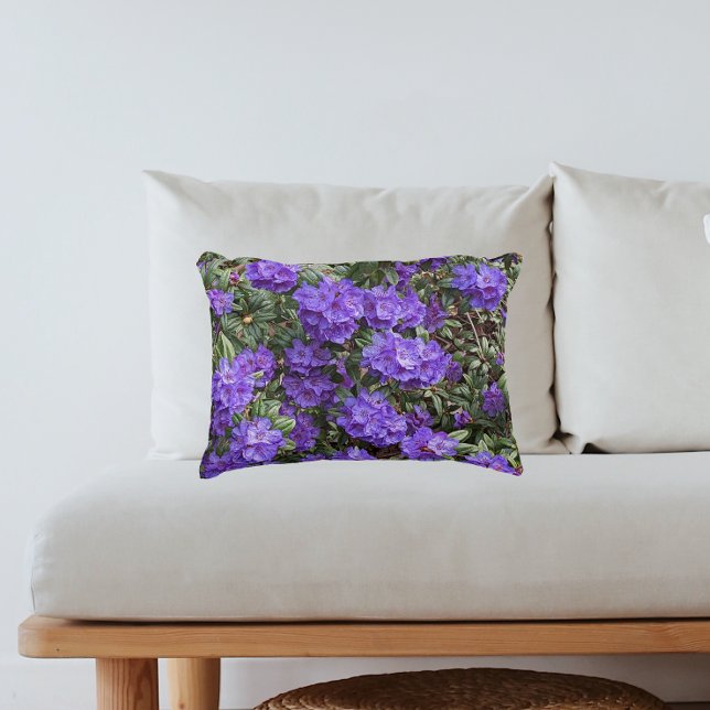 Cojín Decorativo Rododendros morados florecen (In Situ Sofa)