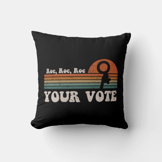 Cojín Decorativo Roe Roe Roe Su Voto 69 (Anverso)