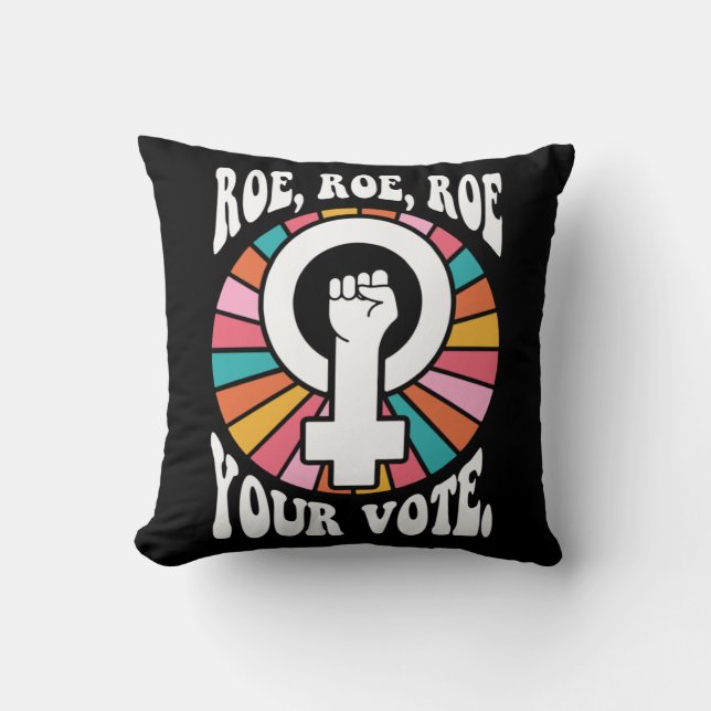 COJÍN DECORATIVO ROE ROE ROE TU VOTO 88 (Anverso)