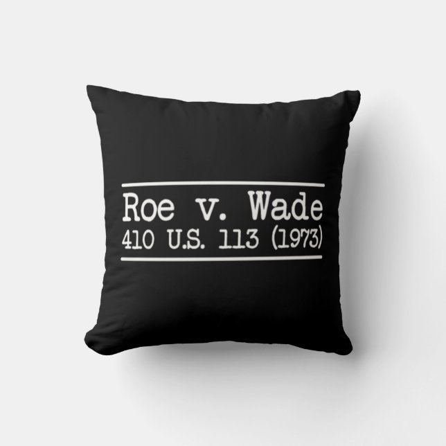 Cojín Decorativo Roe v Wade Citation (Anverso)