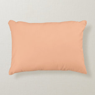 Cojín Decorativo Rojizo suave color sólido