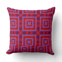 Cojín decorativo rojo