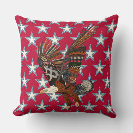 Cojín Decorativo Rojo águila de Estados Unidos
