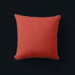 Cojín Decorativo Rojo de arbusto de fuego<br><div class="desc">Fuego rojo alegre papel de tejido naranja rojizo inspirado en la planta de Firebush en Santo Tomás. Por celeste@khoncepts.com #rednaranja</div>