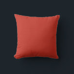 Cojín Decorativo Rojo de arbusto de fuego<br><div class="desc">Fuego rojo alegre papel de tejido naranja rojizo inspirado en la planta de Firebush en Santo Tomás. Por celeste@khoncepts.com #rednaranja</div>