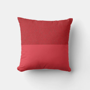 Cojín decorativo rojo de tomate de textura superio