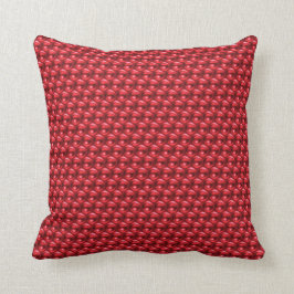 Cojín Decorativo Rojo del wow