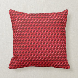 Cojín Decorativo Rojo del wow