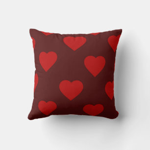 Cojín Decorativo Rojo Elegante Lindo Acogedor Moderno Romántico Chi