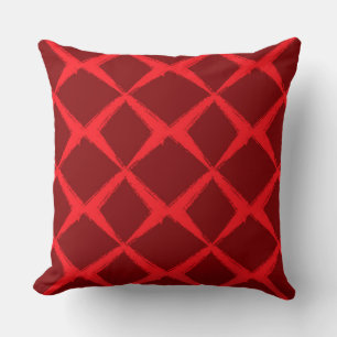 Cojín Decorativo Rojo, fresco, moderno, urbano, x pincel de forma t