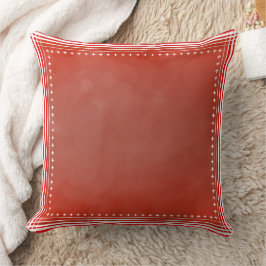 Cojín Decorativo Rojo Inspirado en Danés