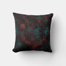 Rojo oscuro, azul, arañazos cruzados, cuadrado o c